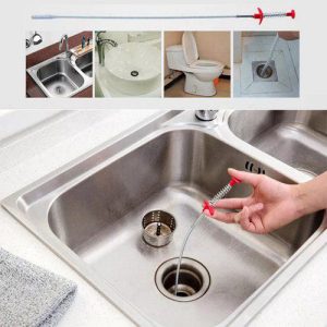 Wire Spring Sink Cleaning Stick (34inches | 85cm)