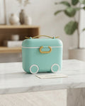 Portable Baby Milk Powder Container with Spoon (Random Colour)