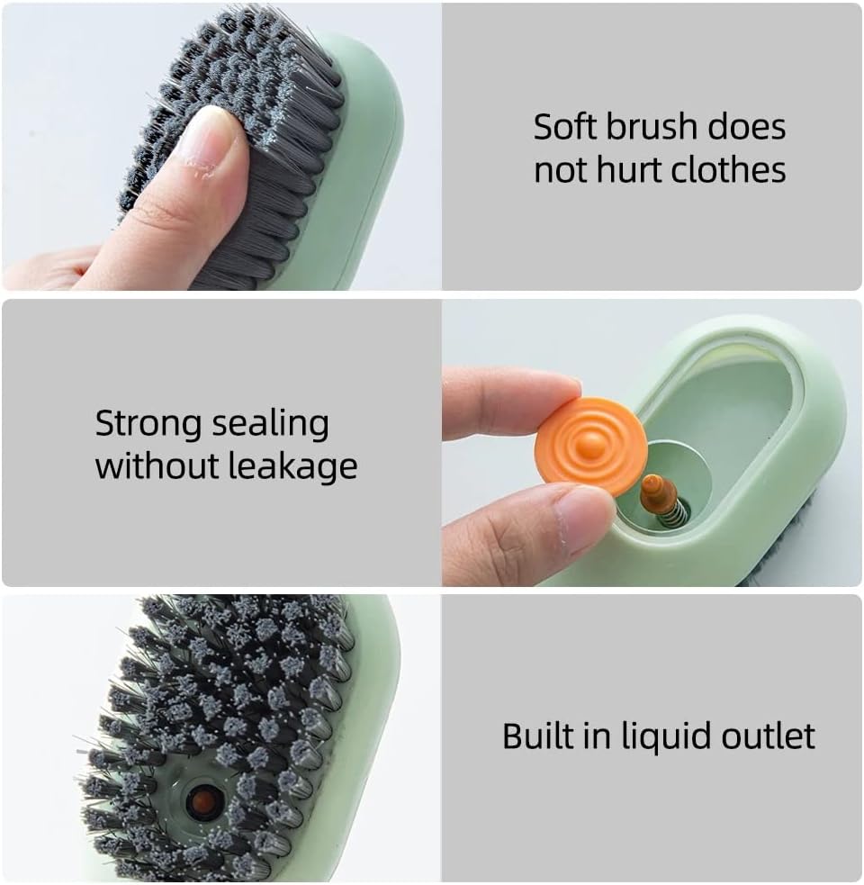 Multifunctional Soft-Bristled Shoe Brush