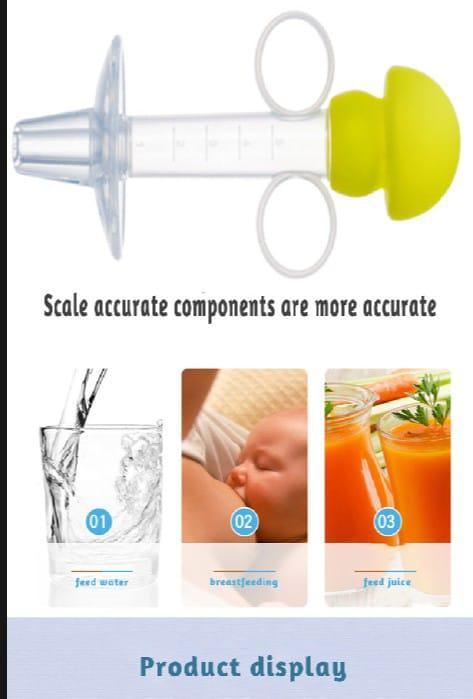Silicone medicine dropper for babies