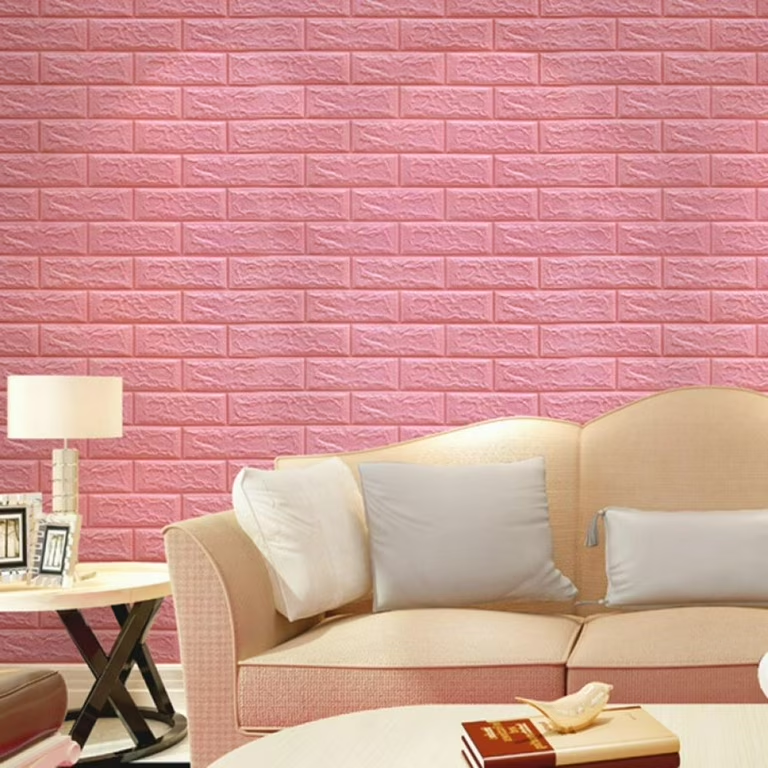 (1piece )3d Wall Stickers Faux Brick