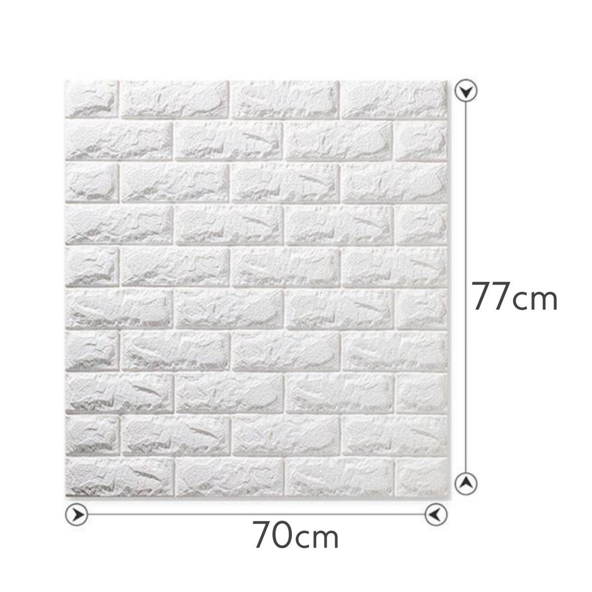 (1piece )3d Wall Stickers Faux Brick