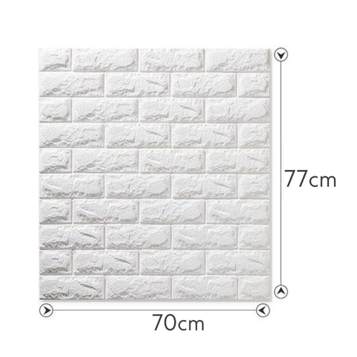 (1piece )3d Wall Stickers Faux Brick