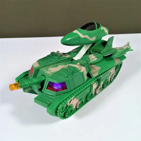 2‑in‑1 Military Aircraft & Tank Toy
