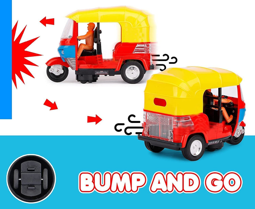 Musical Electric Tricycle Rickshaw Toy for Kids
