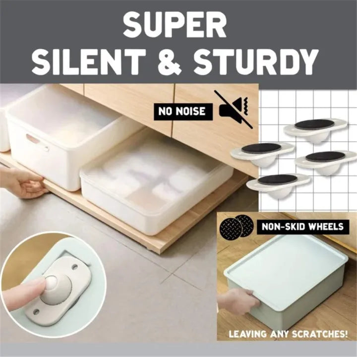 Quality Furniture Moving Wheel - [4 Pcs]