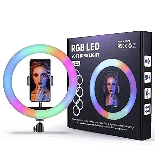 26Cm MJ26 10.2 RGB Led Soft Ring Light