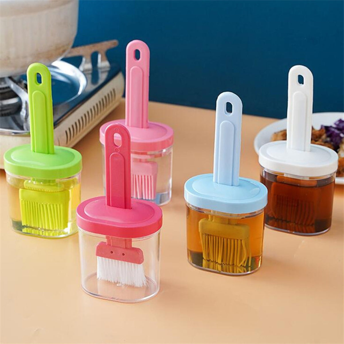 Plastic Oil Bottle Seasoning Dispenser