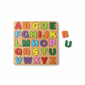 Wooden ABC Alphabet & Shape Puzzle Board For Kids