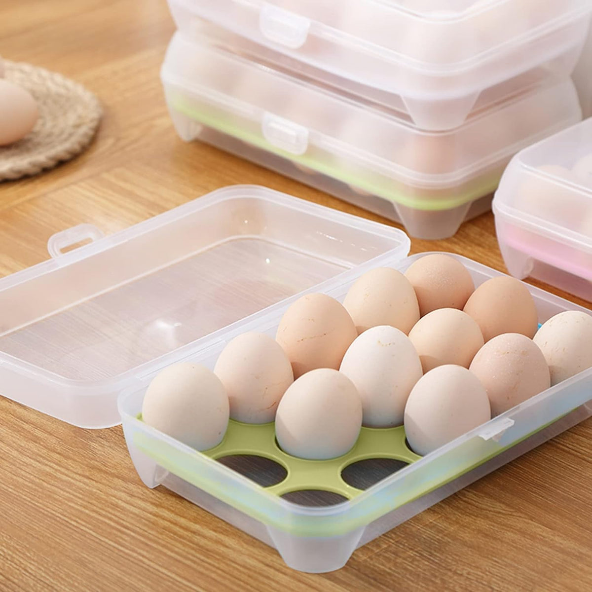 15-Grid Egg Storage Container
