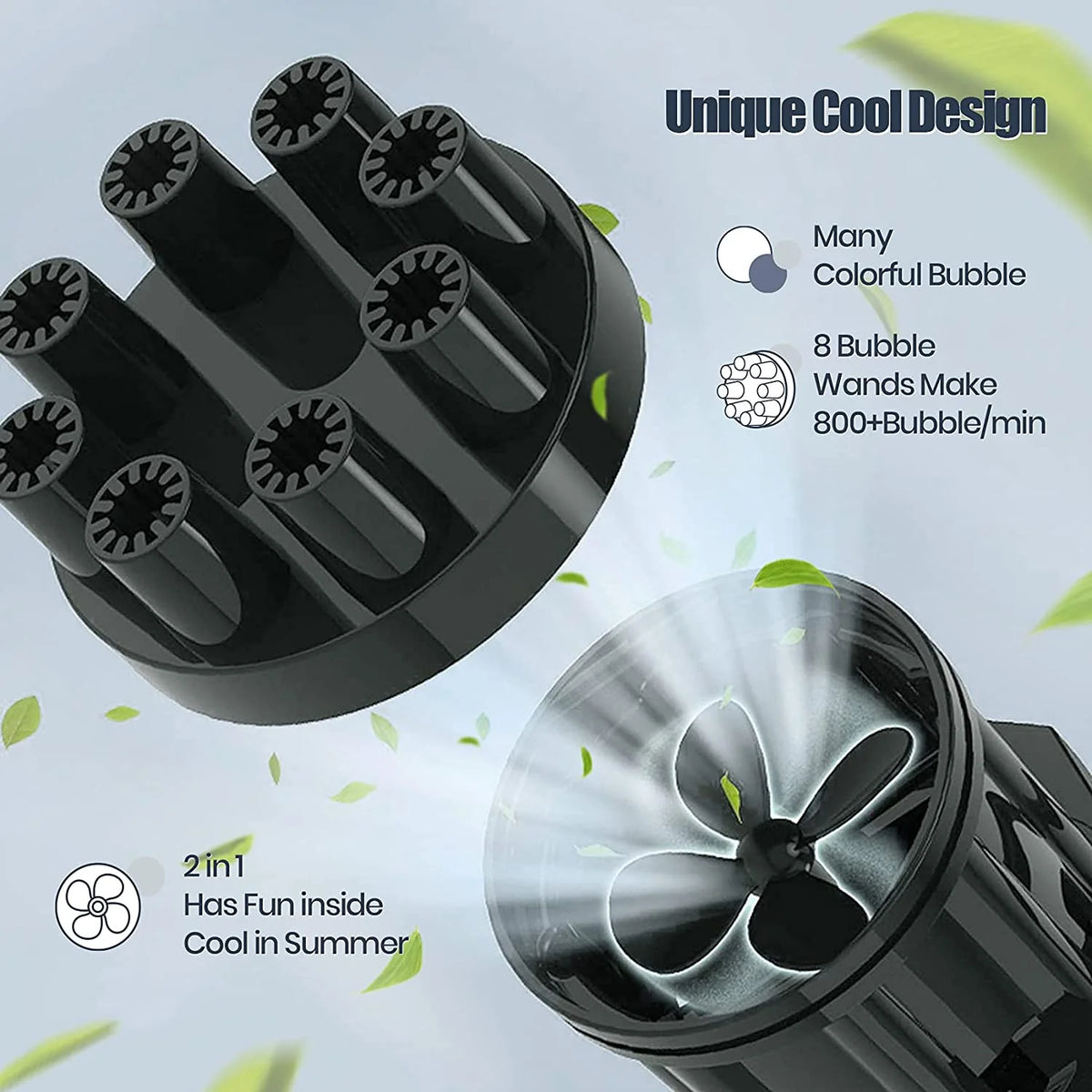 Electric Gatling Bubble Gun
