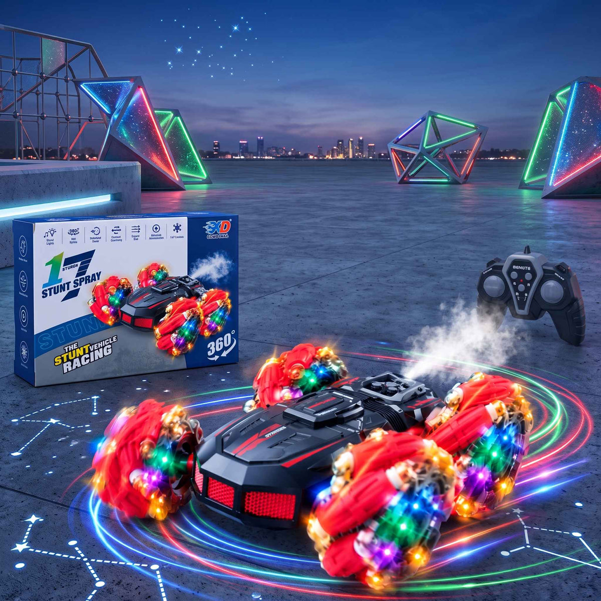 360° Remote Control Stunt Car - RC Car Toy