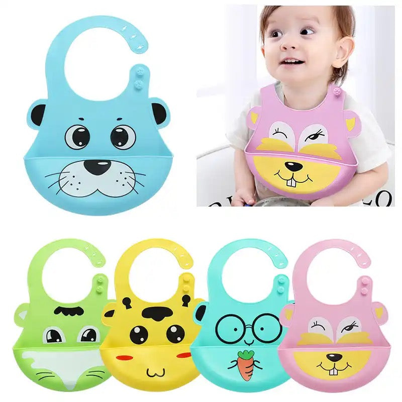 Baby silicone bibs