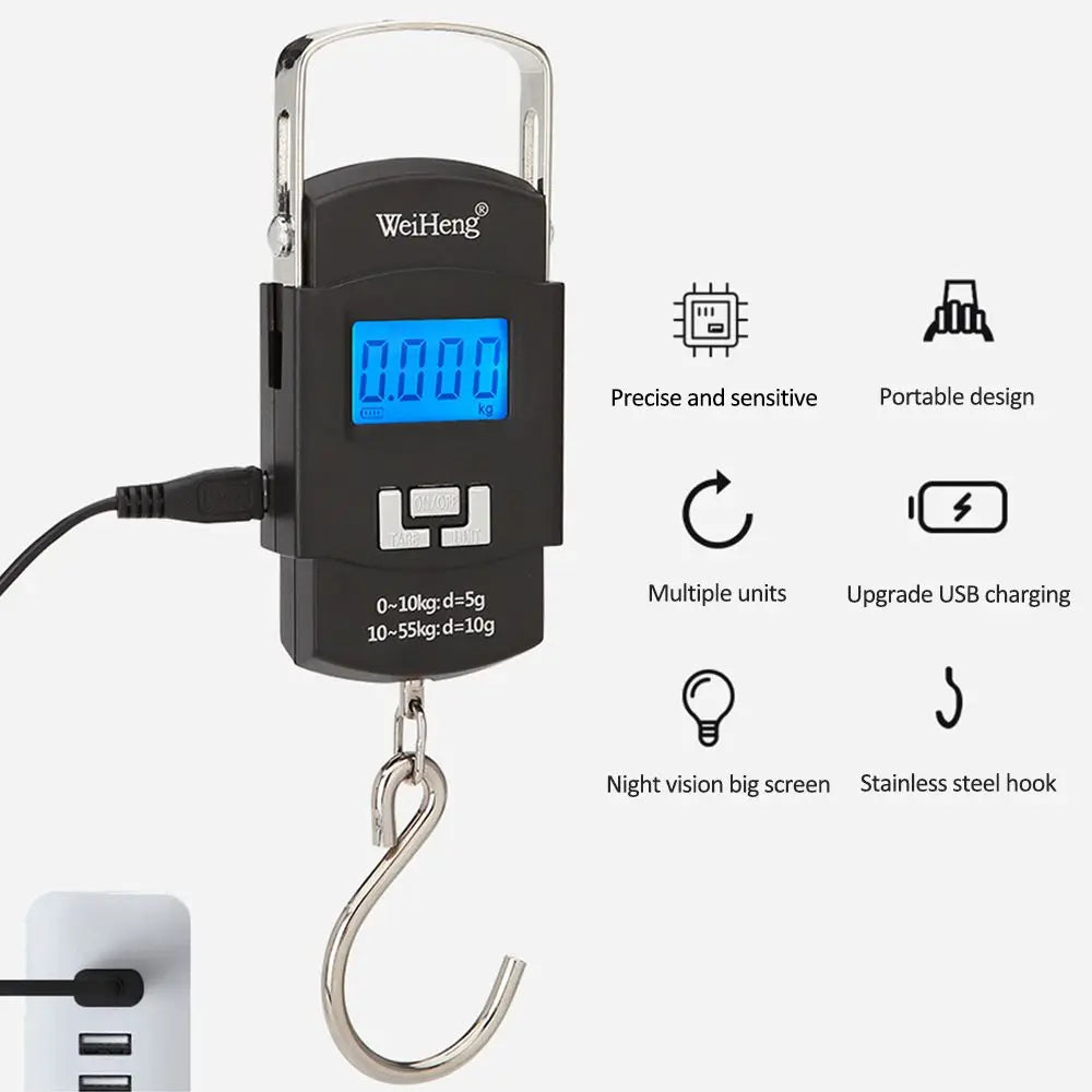 50kg Digital LED Screen Luggage Weight Scale