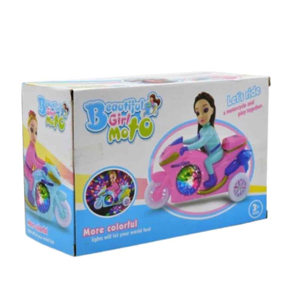 Princess Motorbike Toy With Lights Music And Dolls