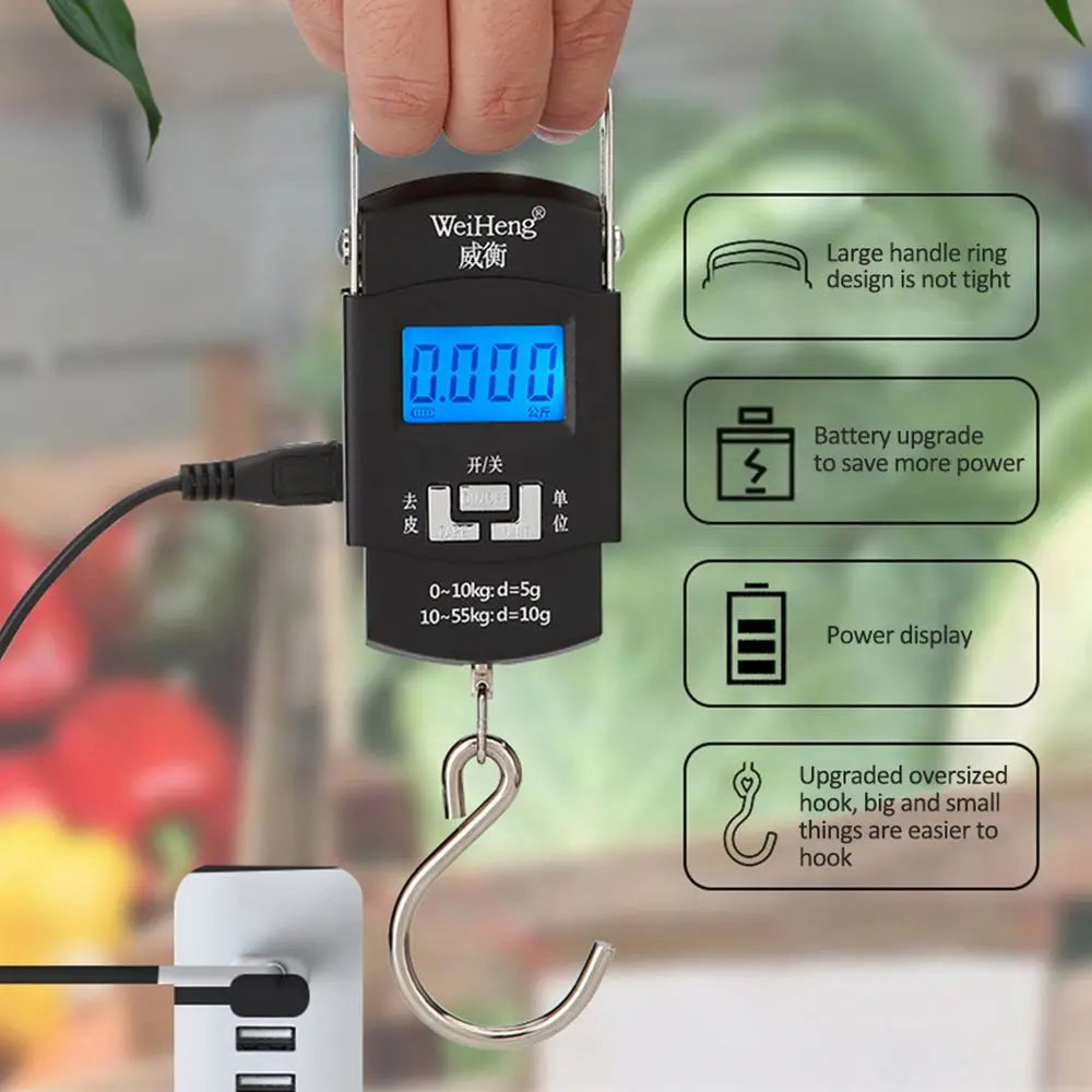 50kg Digital LED Screen Luggage Weight Scale