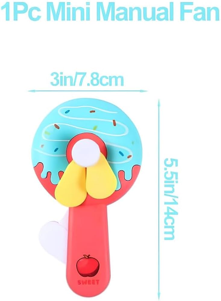 Donut Kid Fan – Cute Handheld Mini Fan for Kids