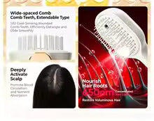 Electric Spray Retractable Air Cushion Comb