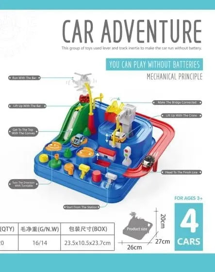 Great Adventure DIY Car Track Set