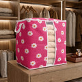 Durable Non-Woven Storage Organizer – Floral Design