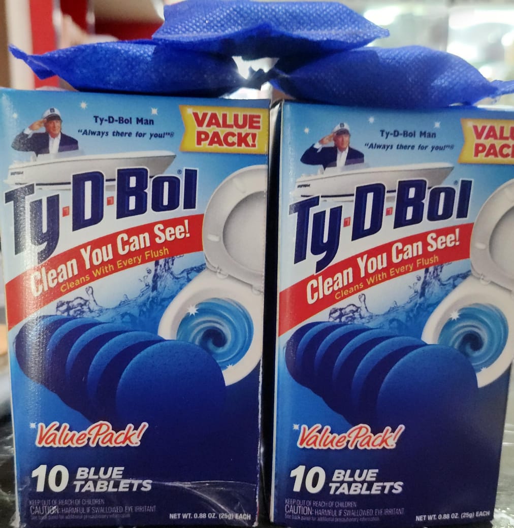 Ty-D-Bol In-Tank Blue Toilet Bowl Cleaner Tablets