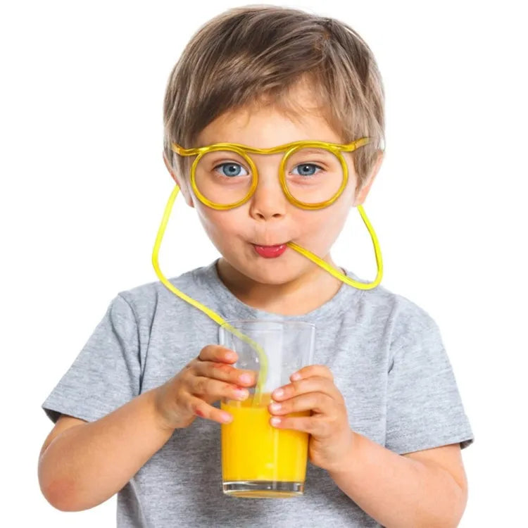Funny Silly Straw Glasses for Kids and Adults