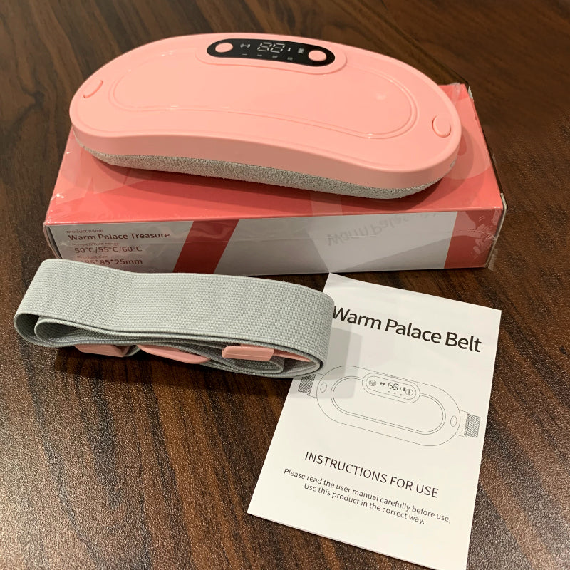 Heating and Vibrating Digital Period Pad for Healing Period Cramps
