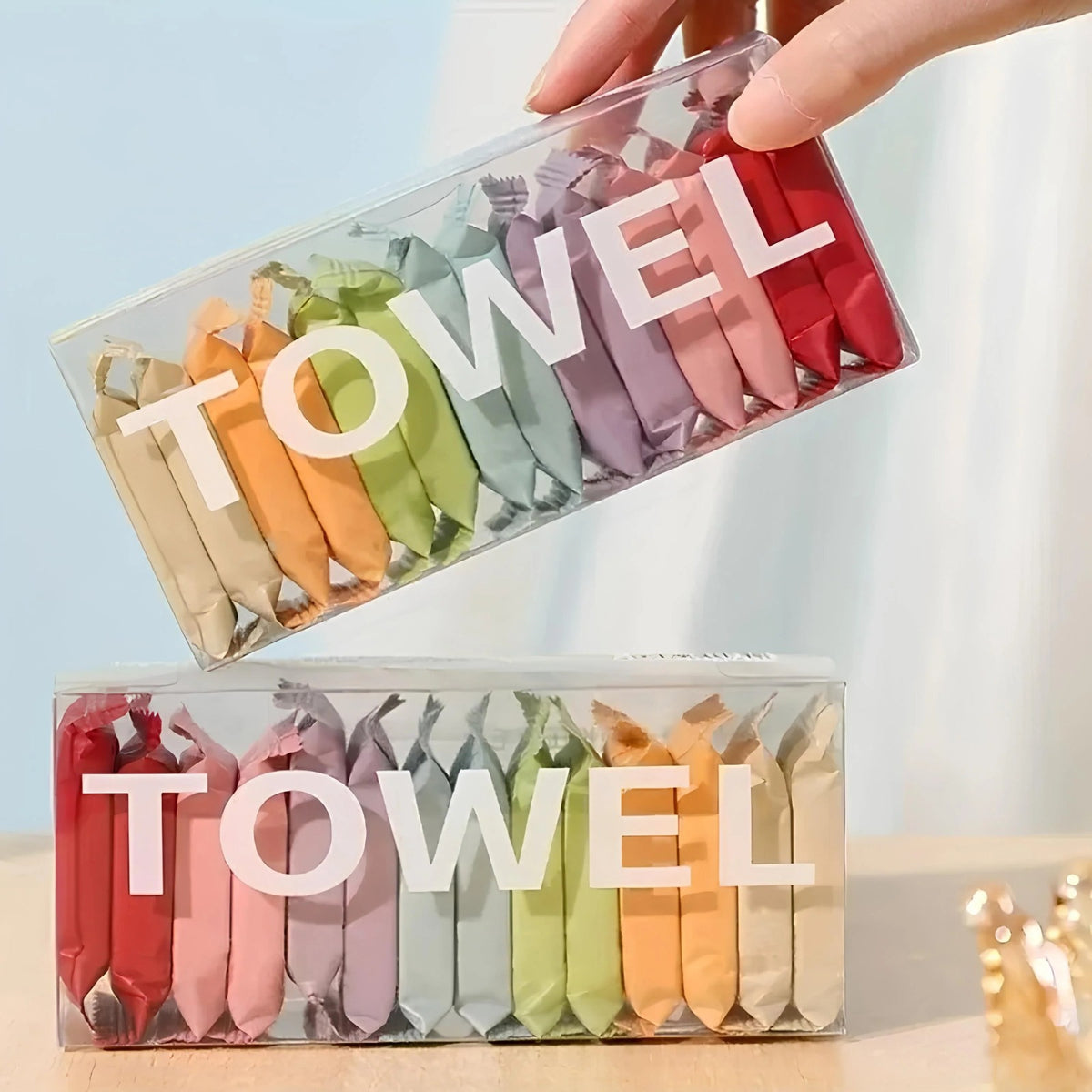 Disposable Thickened Compressed Face towels(14 pcs/box)
