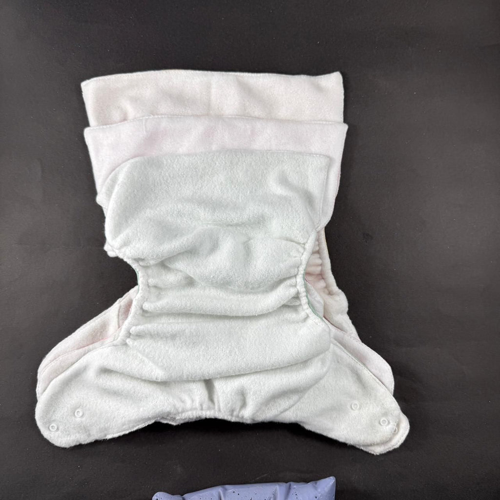 Imported washable diaper with inner (Random Color)