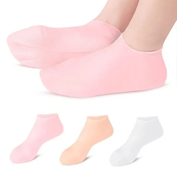 1 Pair Silicone Moisturizing Gel Foot Care Socks