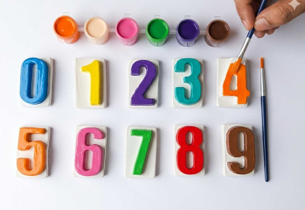 DIY 3D Plaster Painting Kit for Kids | Creative Numbers & Shapes Painting | Educational Art & Craft Activity Toy