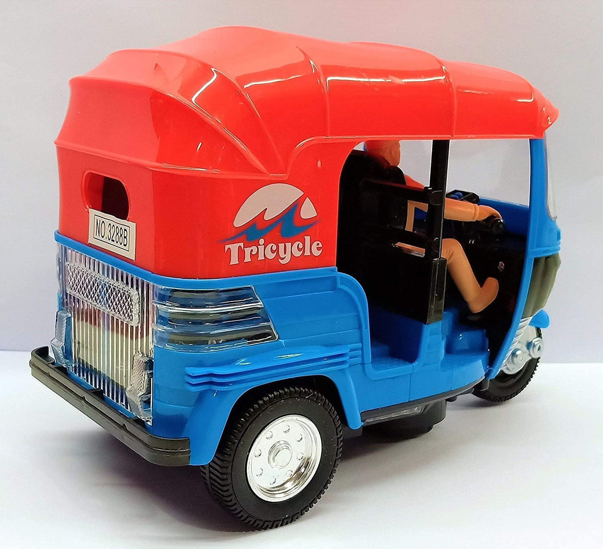 Musical Electric Tricycle Rickshaw Toy for Kids