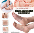 Silicone Anti-Crack Half Heel Socks Set