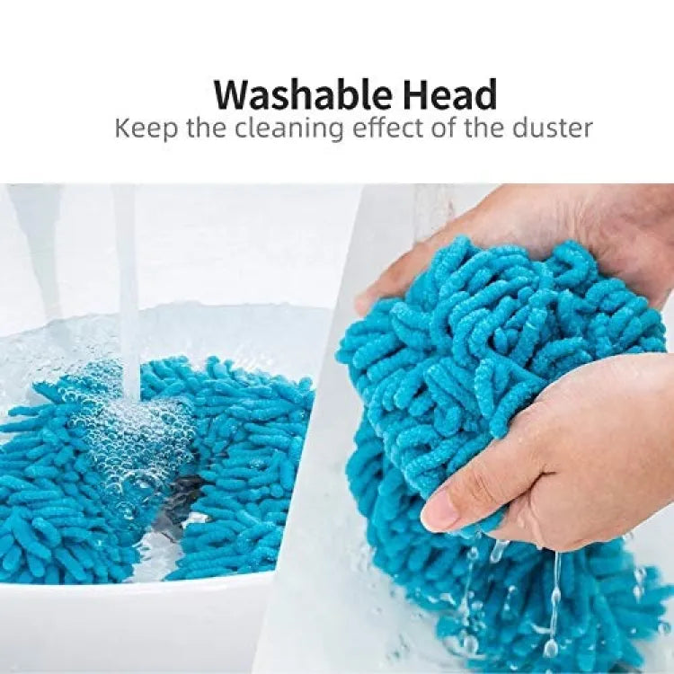Flexible Micro Fiber Duster With Telescopic Stainless Steel