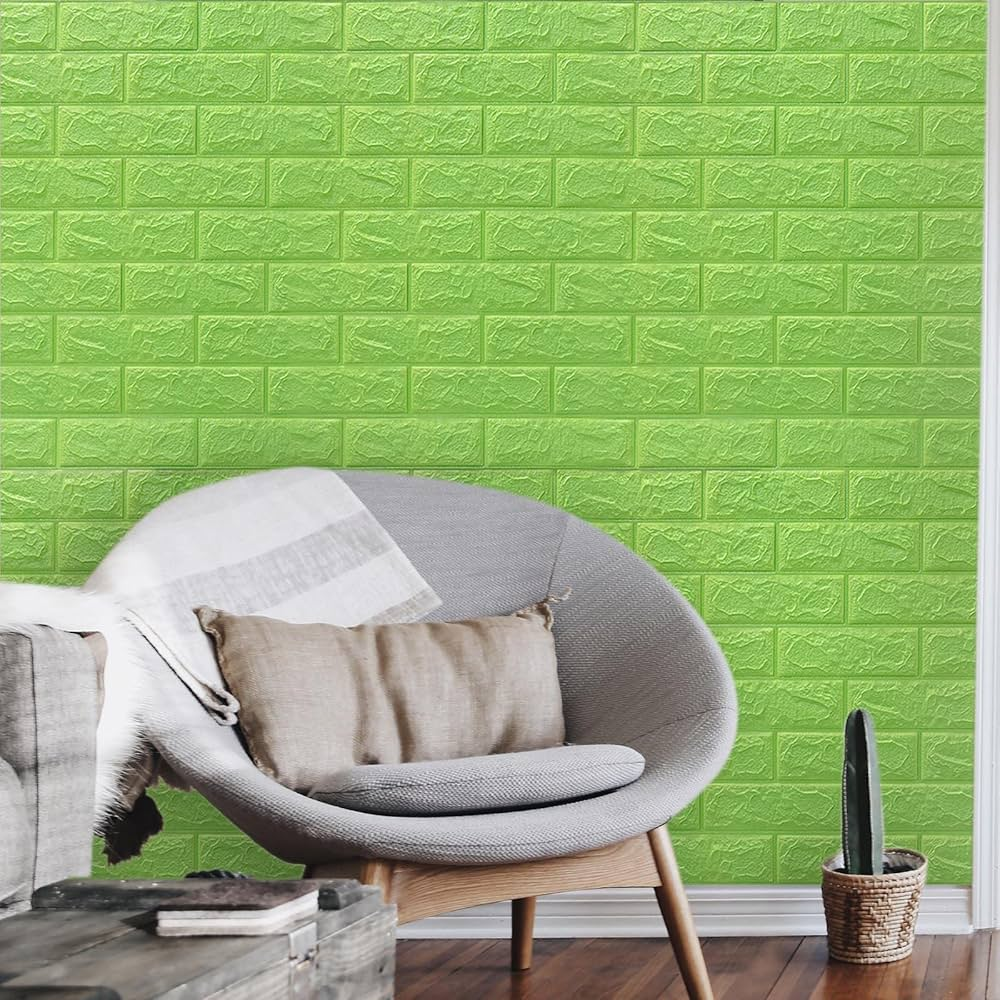 (1piece )3d Wall Stickers Faux Brick