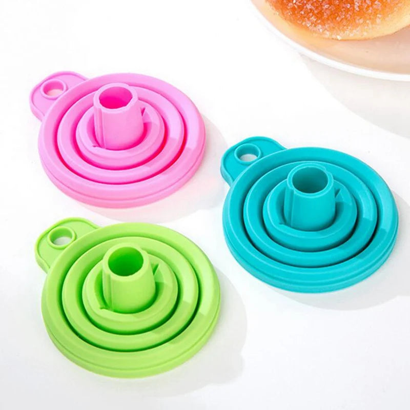 Silicone Oil Funnel, Kitchen Liquid Oil Dispensing Tool