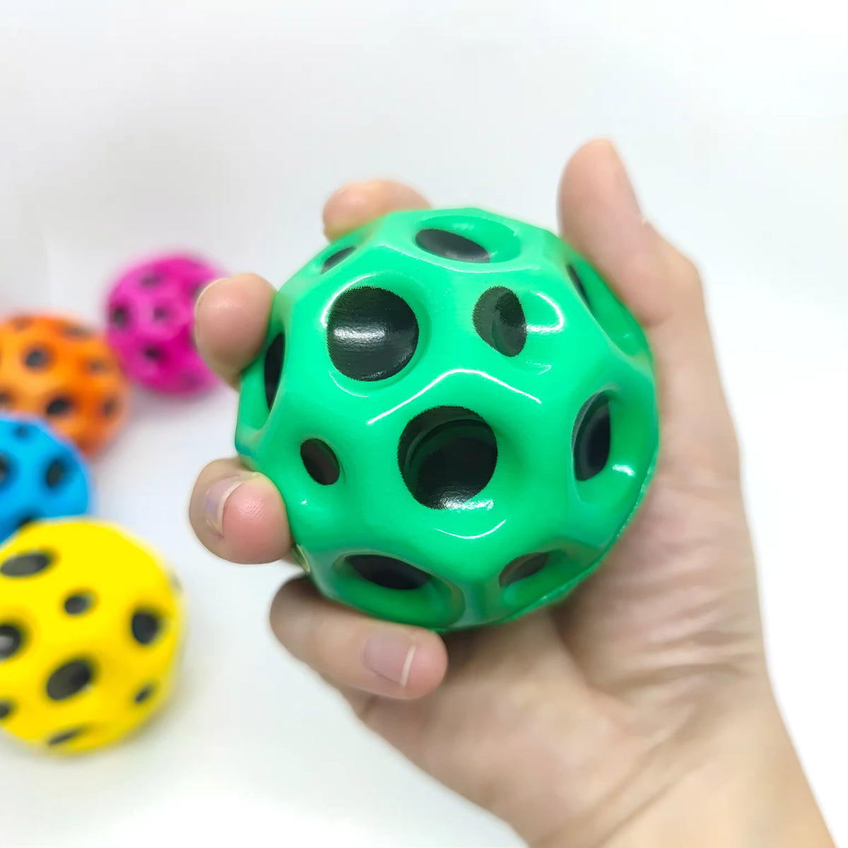 Fun Printed Squishy Stress Ball for Kids | Random Color