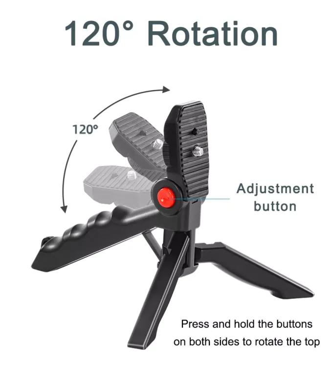 Ay-49 Vlogging Tripod Triple Band Light With Bluetooth Remote