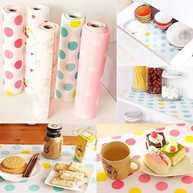 1 Roll - Kitchen Polka Foamic Sheet (45*200cm) (random color)