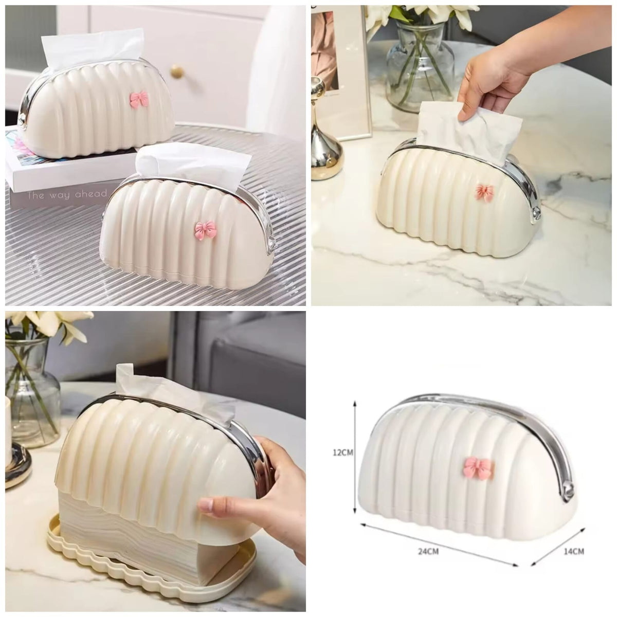 Luxury Shell Shape Tissue Box